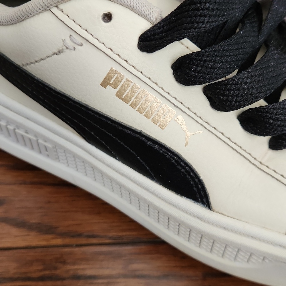 Puma Leather Smash Platform Womens Sneakers - Picture 11 of 11